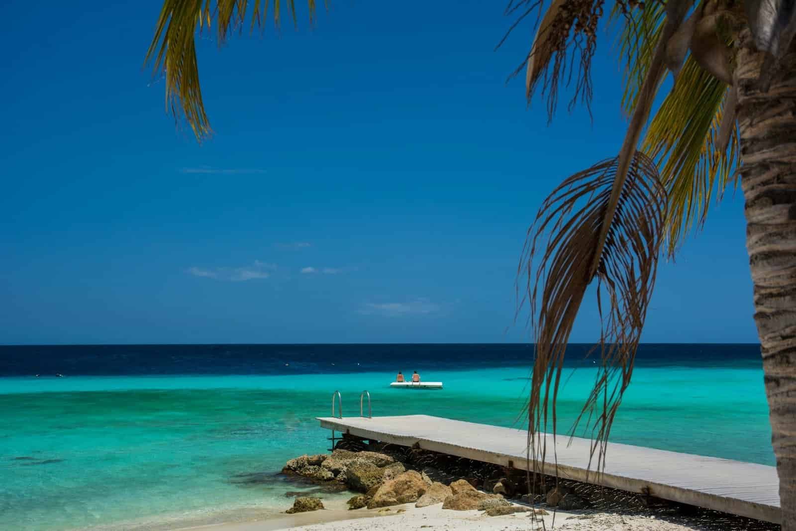 Top View of a Tropical Resort on Zanzibar, Tanzania